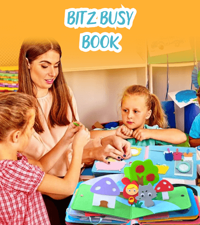 Montessori 3D Learning Bitz Busy Board