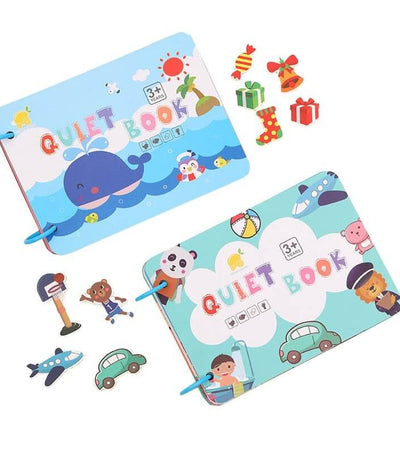 Educational Stick it Game Montessori Bitz Quiet Book - BITZ