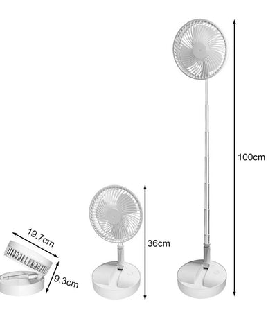 Telescopic Portable Folding Fan - BITZ